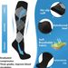Sports Socks Sports Compression Socks For Men And Women Elastic Calf Socks Knee High Socks Outdoor Cycling Running_desvips.com