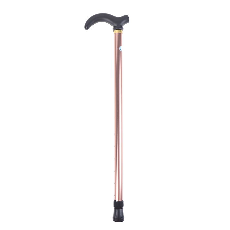 1PC 75-90cm Aluminum Alloy Adjustable Walking Stick 2 Section Stable Anti-Skid Crutch Old Man Hiking Cane Height_desvips.com