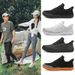 Breathable Slip-On Sneakers For Men & Women – Lightweight Knit Walking Shoes With Arch Support, Non-Slip Rubber Sole For Gym, Running & Hiking_desvips.com