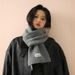 Korean Style Autumn Winter New Student Solid Color Women Warm Protection Neck Warmer Versatile Fashion Knitted Scarf_desvips.com