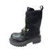 2025 Autumn Winter New Metal Buckle Genuine Leather Thick Sole Martin For Women British Style Lace-Up Fashionable_desvips.com