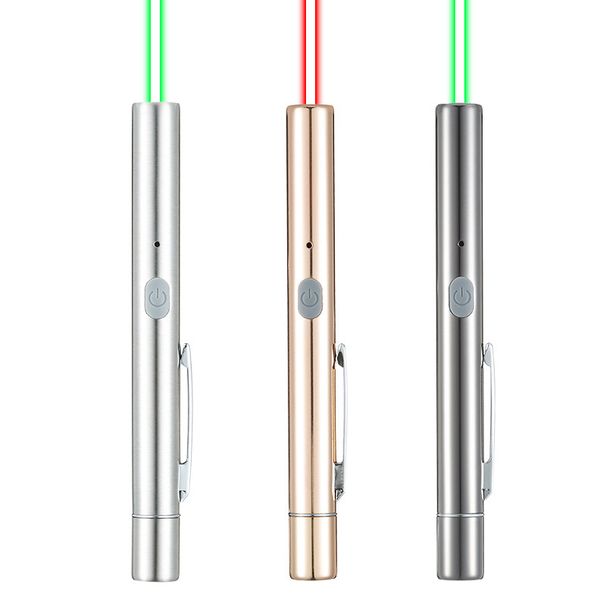 USB Rechargeable Laser Flashlight Red Green Light Outdoor Long Range Engineering Driving School Sales Floor Model_desvips.com