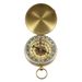 High Quality Camping Hiking Pocket Brass Golden Compass Portable Compass Navigation For Outdoor Activities_desvips.com