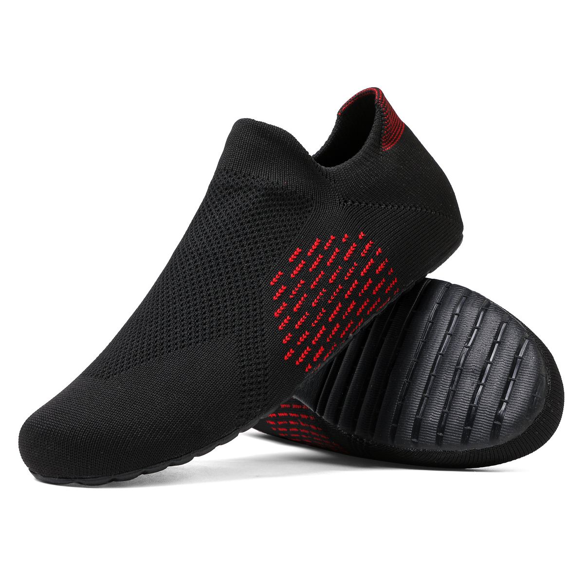 Breathable Slip-On Yoga Shoes Stretch Knit Upper & Anti-Slip Rubber Sole For Men And Women - Lightweight Training, Gym, Cycling, Dance, Casual Wear_desvips.com