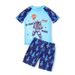 Children's Swimsuit Boys Astronaut Spider Cartoon Training Suit Arm Ring Swimming Goggles Set_desvips.com