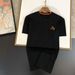 Spring Trendy Brand Round Neck Embroidered Loose Short T-Shirt Pure Cotton Summer New Half Sleeve Top Internet Celebrity_desvips.com