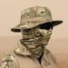 Camouflage Boonie Sun Protection Mask Summer Men's Breathable Quick-Dry Headgear Outdoor Hiking Cycling Round Brim_desvips.com