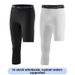 Men's Single Leg Basketball Tights Quick Drying Sports Training Pants Five Point Fitness Leggings Running Trendy Outdoor Clothing_desvips.com