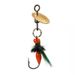 Shark-Repellent Epoxy-Coated Mosquito Hand-Tied Micro-Lure Fly Feather Small Insect Hooks, Sharp-Edged Hooks_desvips.com