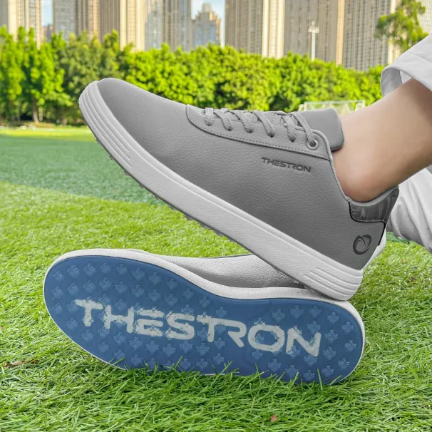 New Dingless Ddmysaturn Golf Sneakers Board Solid Color Simple Outdoor Training Wear Resistant And Anti Slip Sports_desvips.com