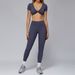 Bold Show Nude Yoga Tight High Waist Quick-Dry Casual Fitness Outfit Outdoor Sports Running Set For Women 3092_desvips.com