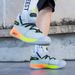 New Basketball Leather Surface Large Size Sports Student High-top Combat Boots Men Cement Floor Spike Running Shoes_desvips.com
