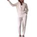 Women's Clothing new autumn solid color twist pattern hooded zipper top casual home suit_desvips.com