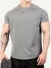 Men's Euro Fit Quick-Dry Workout T-Shirt – Breathable Summer Running & Gym Tee (Black/Beige/Grey/Navy, S-XXL)_desvips.com