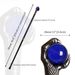 Dragon Claw Grasp Blue Glass Ball Walking Cane Fashion Decorative Walking Stick Gentleman Elegant Cosplay Crosier 93cm_desvips.com