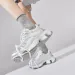 Dad Shoes For Women: New Design With Thick Soles, Lace-Up Mesh Upper - Versatile Casual Sneakers_desvips.com