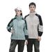 Outdoor Men Spring Autumn Single Layer Thin Hooded Waterproof Windproof Women Warm Coat Hiking Jacket_desvips.com