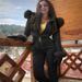 Women's One Piece Fur Hooded Ski Suit Bodysuit, Warm Winter Outdoor Sportswear, Women's Snow Suit._desvips.com