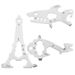 Multifunctional Outdoor Portable Multi-Shaped Keychain Bottle Opener Camping Stainless Steel Creative Tool Card_desvips.com