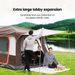 2025 Upgraded 4 Season Camping Tent 3-12 Person Waterproof Windproof Double Layer 2 Room Family Outdoor Backpacking Equipment_desvips.com