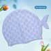 New Waterproof Silicone Cute Fish Scale Enlarged Swim Cap For Boys And Girls_desvips.com