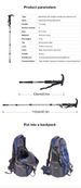 Lightweight 4-Section Folding Trekking Pole Portable Telescopic Hiking Stick For Camping Climbing Outdoor Walking_desvips.com