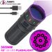 200W High-power 365nm Ultraviolet Flashlight, High-power Black Light LED Aluminum Alloy USB Charging Ultraviolet Lamp_desvips.com