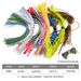 Bearded Man Multi-Color JIG Binding Material Colorful Lure Wire Frog Tail Water Grass Silicone Skirt_desvips.com