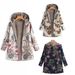 Women's Clothing casual women's cotton and linen leaf fur long sleeved jacket_desvips.com