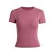 Women's Summer Thin Sports Tights, Quick-dry Short-sleeve T-shirt For Gym, Running, And Yoga, Comfortable_desvips.com