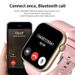 LIGE Smart Watch For Women Full Touch Screen Bluetooth Call Waterproof Watches Sport Fitness Tracker Smartwatch Lady_desvips.com