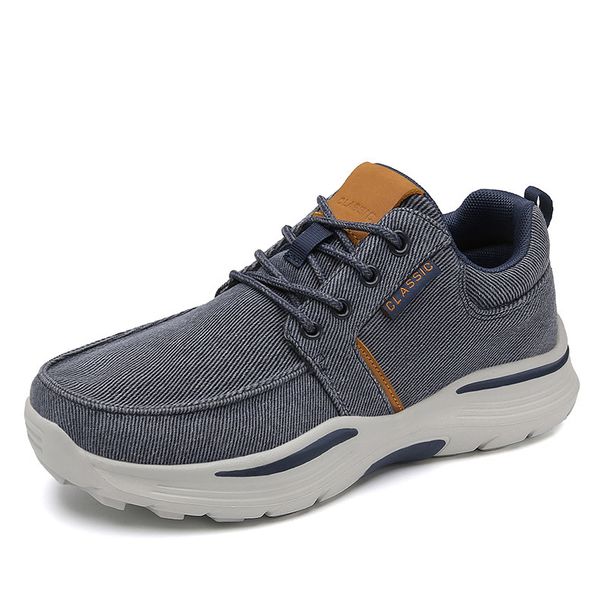 New Style Hiking Canvas All-Season Outdoor Sports Large Size Walking Shoes For Men_desvips.com