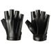 PU Leather Half Gloves For Men And Women, Fitness Sports Fishing Tactical Finger Outdoor Cycling Gloves, Non-Slip_desvips.com