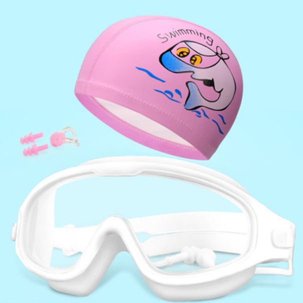 Children's Swimming Goggles Anti Fog Anti Ultraviolet Money Goggles Underwater High Definition Swimming Equipment 5031 Set_desvips.com