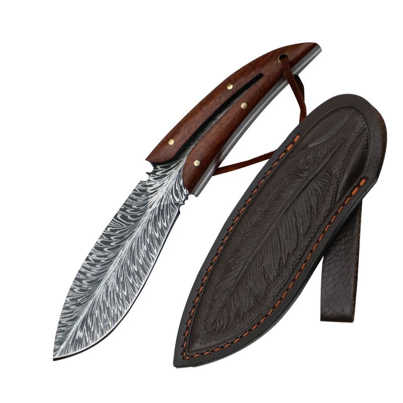 Outdoor Pocket Tactical High-hardness Sharp Small Straight Wilderness Survival Self-defense Knives,_desvips.com
