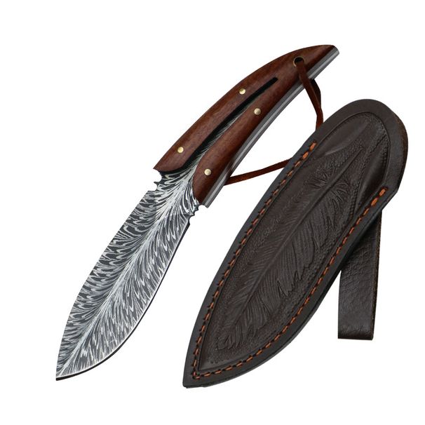 Outdoor Pocket Tactical High-hardness Sharp Small Straight Wilderness Survival Self-defense Knives,_desvips.com