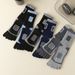 3 Pairs Fleece Toe Men Autumn Winter Warm Five Finger Man High Quality Cotton Sports Crew Socks Running_desvips.com