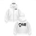 NOKOMETA Men's High Street Trend Brand Hoodie Letter Double Hat Masked Sweatshirt Fashion Niche Loose Sweater Trend Jacket_desvips.com
