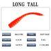 Lure Bait Soft Bait 0.4g/4.5cm Soft Worm Bait Maggot Worm Red Worm Fish Bait 50/bag Fishing Gear Products_desvips.com