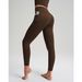 Women's Fleece Lined Thickened Yoga Pants High Elasticity Tight Fit Seamless Running Pants With Peach Shaped Hip Belt Pockets_desvips.com