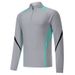 New Men's Football Training Jacket For Spring And Autumn, Running Knitted Stand-up Collar Sports Jacket_desvips.com
