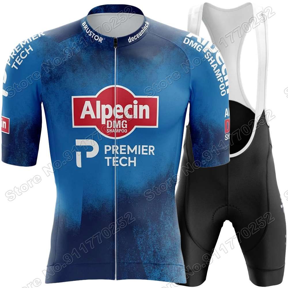 2026 Team Alpecin Deceuninck Jersey Set Mathieu Van Der Poel Cycling Clothing Men Road Bike Shirt Bicycle Bib Shorts_desvips.com