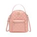 Andralyn Lingge Pattern Waterproof and Wear-resistant Backpack Korean Version Fashionable Women's Bag Casual Backpack_desvips.com