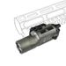 LWXC Metal Tactical Flashlight X300U Scout Light Outdoor Field Lighting Flashlight Momentary+Constant Dual Function Switch_desvips.com