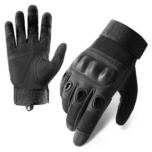 Tactical Men Full Finger Outdoor Sports Climbing Anti-Slip Special Forces Military Fans Motorcycle Riding Hard Shell_desvips.com