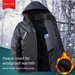 Men's Winter Jacket With Fleece Lining, Thickened Cotton Coat, Windproof And Warm, Outdoor Large Size Loose Jacket,_desvips.com