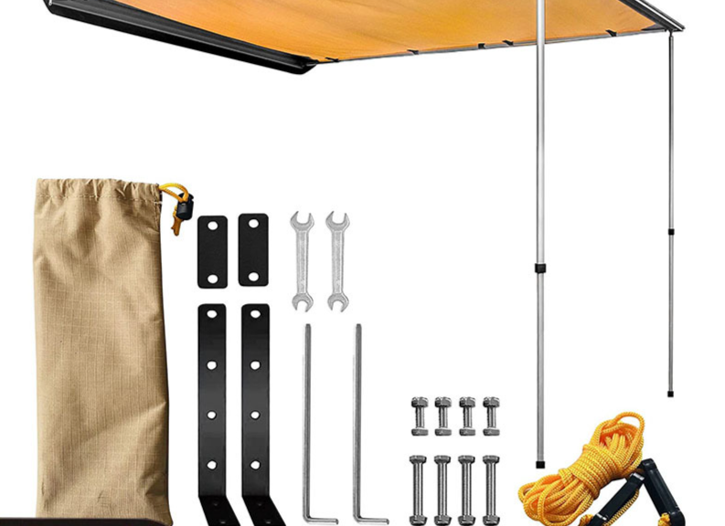 Standard Camping Tiger Claw Crossbar Accessories Outdoor SUV Car Side Canopy Tent Tool Kit_desvips.com