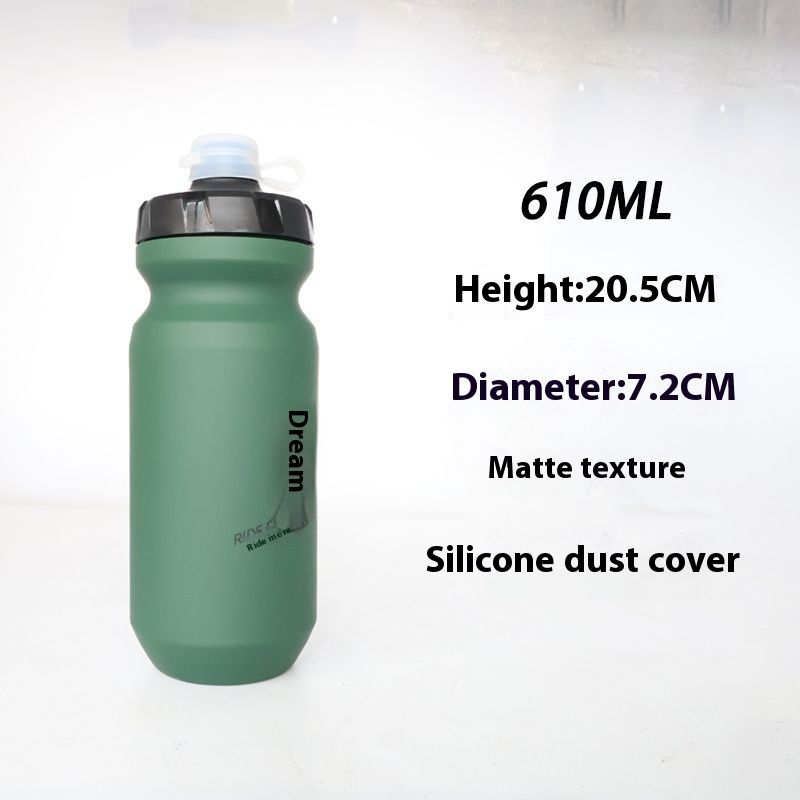 Outdoor Sports Bottle Bicycle Cycling Cup Road Mountain Bike Hiking Portable Squeeze Gradient Color Water Bag_desvips.com