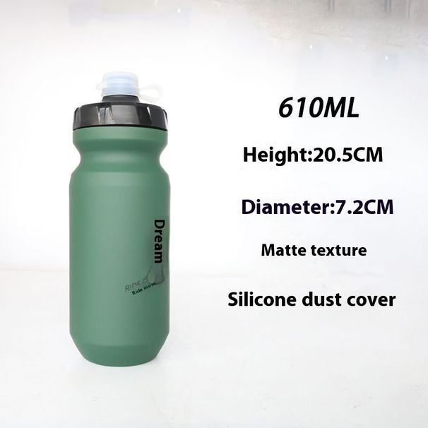 Outdoor Sports Bottle Bicycle Cycling Cup Road Mountain Bike Hiking Portable Squeeze Gradient Color Water Bag_desvips.com