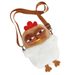 Carefully Selected Funny Chick Cute Cartoon Plush Crossbody Doll Toy Mobile Phone Shoulder Bag, Women's Casual Bag_desvips.com